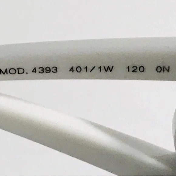 New Versace Clear Shield Ladies Sunglasses VE4393 401/1W 46 - Picture 10 of 16